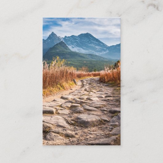 Kaarten van gebeden voor de Funeral Valley Mountai Visitekaartje (Voorkant)