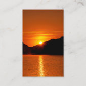 Kaarten van gebeden voor het Funeral Lake Sunrise Visitekaartje (Voorkant)
