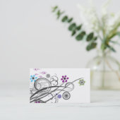 Kaarten van het Bedrijfs profiel van de cirkels va Visitekaartje (Staand voorkant)