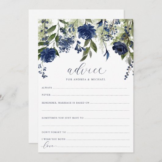 Kaarten van het bruinbruidsmeisje (Voorkant / Achterkant)