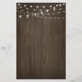 Kaarten van het Burgundy Blush Mason Jar Rustic We (Achterkant)