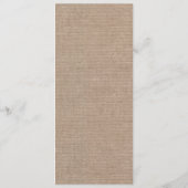 Kaarten van het Menu Brekwonden en Lace Wedding (Achterkant)