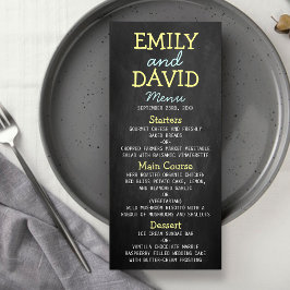 Kaarten van het moderne Chalkboard Typografie Wedd