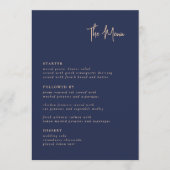 Kaarten van het moderne Minimalistische Menu van d (Voorkant)