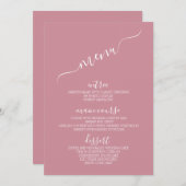 Kaarten van het moderne, minimalistische pastel-we (Voorkant / Achterkant)