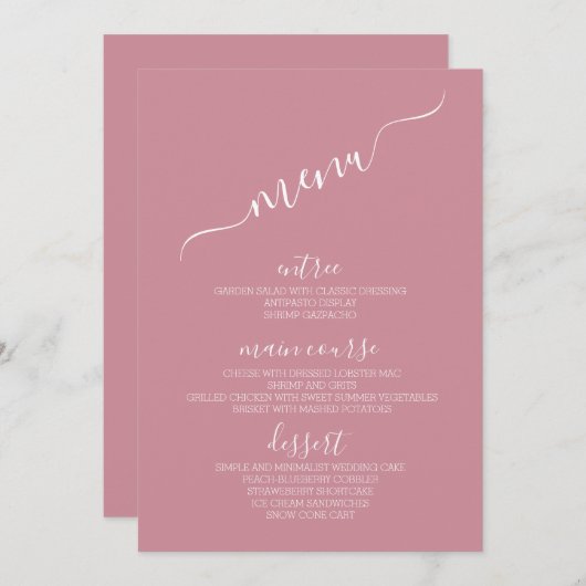 Kaarten van het moderne, minimalistische pastel-we (Voorkant / Achterkant)