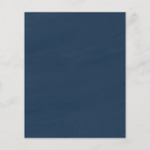 Kaarten van het Navy Blue Pink Dusty Roos Gold Wed (Achterkant)
