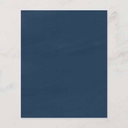 Kaarten van het Navy Blue Pink Dusty Roos Gold Wed (Achterkant)