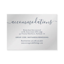 Kaarten van het Navy- en Silver Wedding Hotel Acco