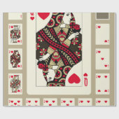 Kaarten van het pak van het Geest in  stijl spelen Cadeaupapier (Vlak)