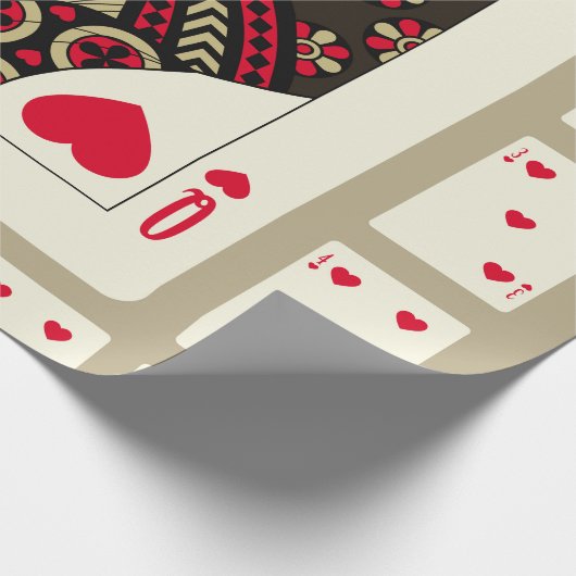Kaarten van het pak van het Geest in  stijl spelen Cadeaupapier (Hoek)