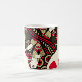 Kaarten van het pak van het Geest in  stijl spelen Koffiemok (Center)