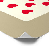 Kaarten van het pak van het Geest in  stijl spelen Poster (Hoek)