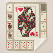 Kaarten van het pak van het Geest in  stijl spelen Sherpa Deken (Voorkant)