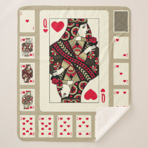 Kaarten van het pak van het Geest in  stijl spelen Sherpa Deken