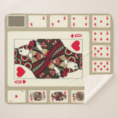 Kaarten van het pak van het Geest in  stijl spelen Sherpa Deken (Voorkant (horizontaal))
