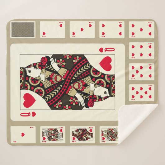 Kaarten van het pak van het Geest in  stijl spelen Sherpa Deken (Voorkant (horizontaal))