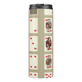 Kaarten van het pak van het Geest in  stijl spelen Thermosbeker (Achterkant)