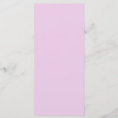 Kaarten van het Radiant Orchid Wedding Menu (Achterkant)