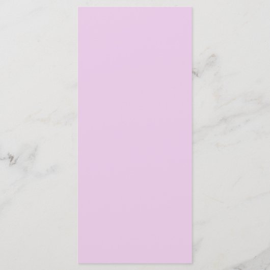 Kaarten van het Radiant Orchid Wedding Menu (Achterkant)