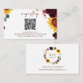 Kaarten van het register van QR-Vrijgezellenfeeste (Voorkant / Achterkant)