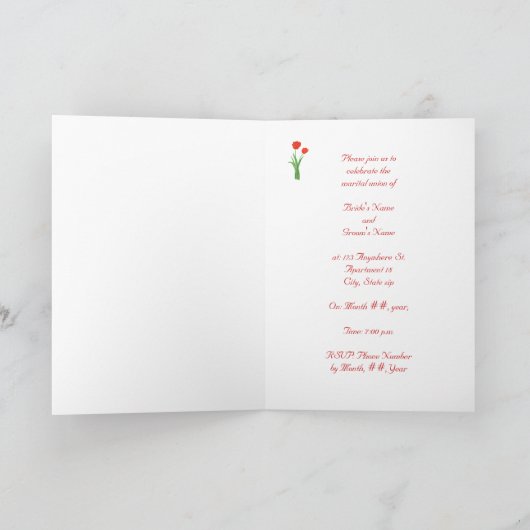 Kaarten van het Rode Weddenschap, Tulpen (Binnen)