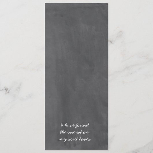 Kaarten van het Rustic Chalkboard Geïnspireerde we (Achterkant)