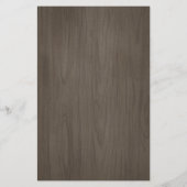 Kaarten van het Rustic Mountain Elegant Pine Weddi (Achterkant)