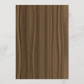 Kaarten van het Rustic Wood Leaf Wreath Wedding Ta (Achterkant)