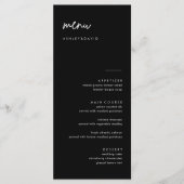 Kaarten van het zwarte Minimaliserende Menu van de (Voorkant)
