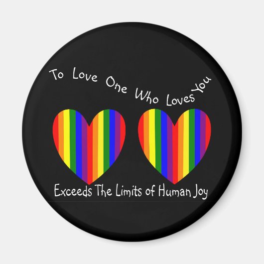 Kaarten van homoseksuele en lesbische Valentijn en Magneet (Voorkant)