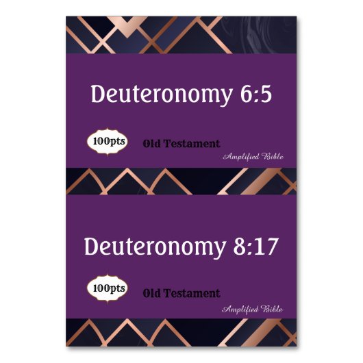 Kaarten van kracht voor het spel (Achterkant)
