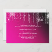 Kaarten van Light Hot Pink Photo Afstuderen-kaarte (Achterkant)
