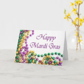 Kaarten van Mardi Gras van parels de Gelukkige (Gele Bloem)