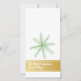 Kaarten van Minimalistic van Kerstmis de Gouden