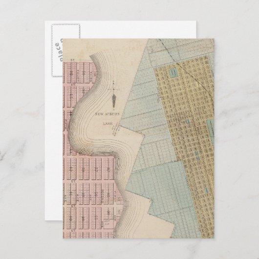 Kaarten van New Auburn, Minnesota (Voorkant / Achterkant)