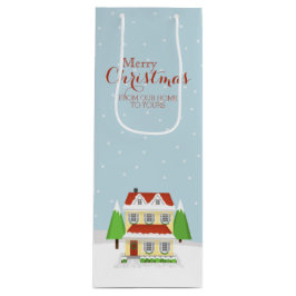 Kaarten van ons thuis tot aan het jouwe wijn cadeautas