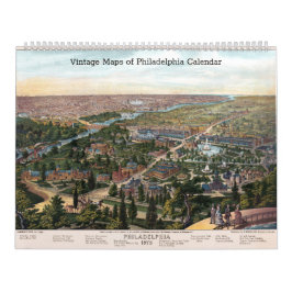 kaarten van Philadelphia Kalender