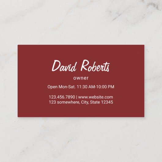 Kaarten van Pizza Pasta Restaurant Loyalty