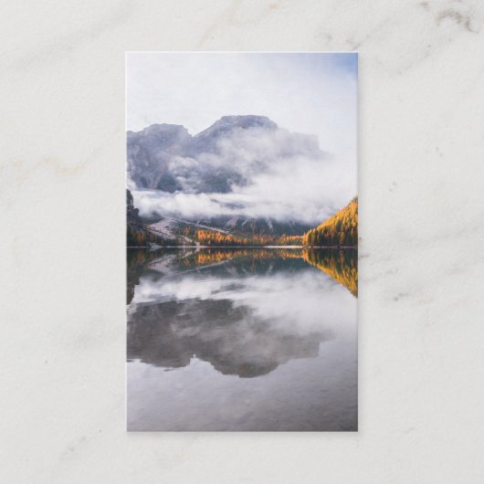 Kaarten van Prayer voor Funeral Moody Autumn Day Visitekaartje (Voorkant)