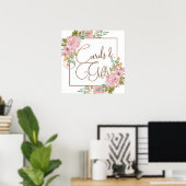 Kaarten van Rozen toestaan en weddenschappen afgev Poster (Thuiskantoor)