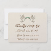 Kaarten van RSVP-respons voor het 50e Jubileum van (Achterkant)