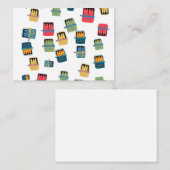 Kaarten van visconserven notitiekaartje (Voorkant / Achterkant)