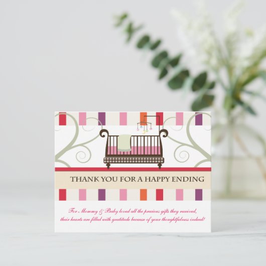 Kaarten van Wieg - Hartelijk dank - Kaart (Staand voorkant)