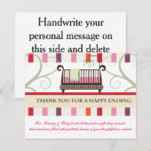 Kaarten van Wieg - Hartelijk dank - Kaart (Voorkant / Achterkant)