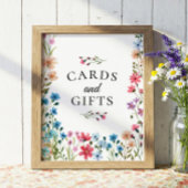 Kaarten van wilde Baby showers en cadeaubonzen Poster