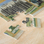 Kaarten van York, Shrewsbury, Lancaster en Richmon Legpuzzel (Zijkant)