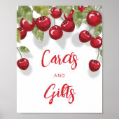 Kaarten van zoete kersen en Poster van Gifts (Voorkant)