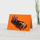 Kaarten van Zombie Horror van Halloween Party (Voorkant)