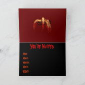 Kaarten van Zombie Horror van Halloween Party (Binnen)